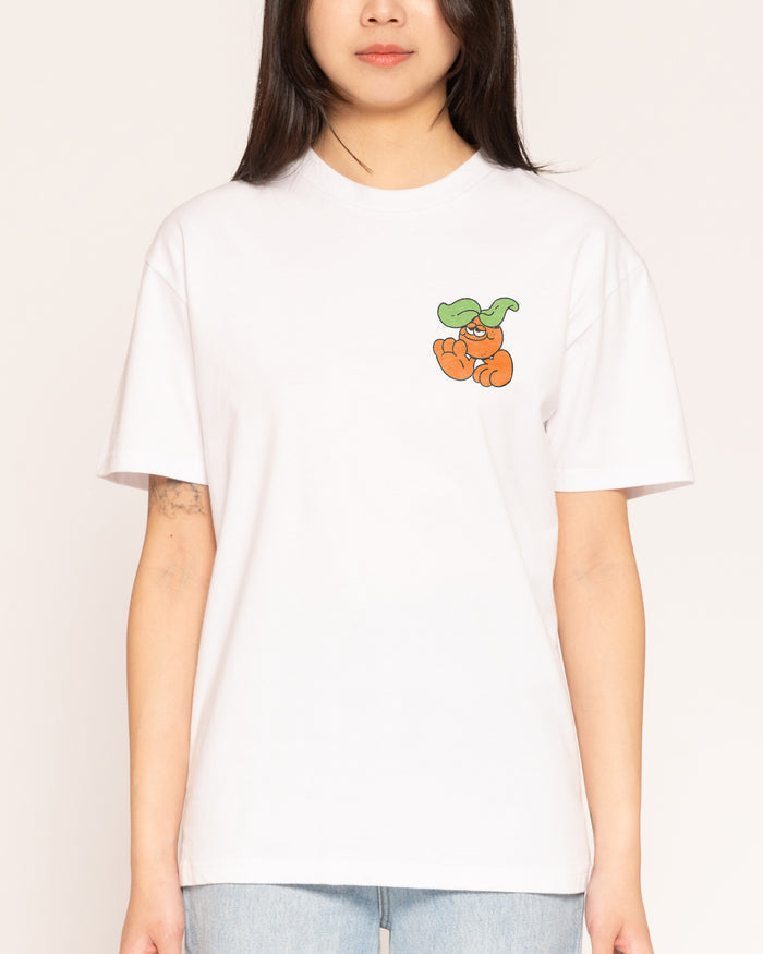 Orange Groove White T-Shirt