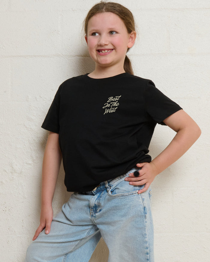Outlaws Black Kids T-Shirt
