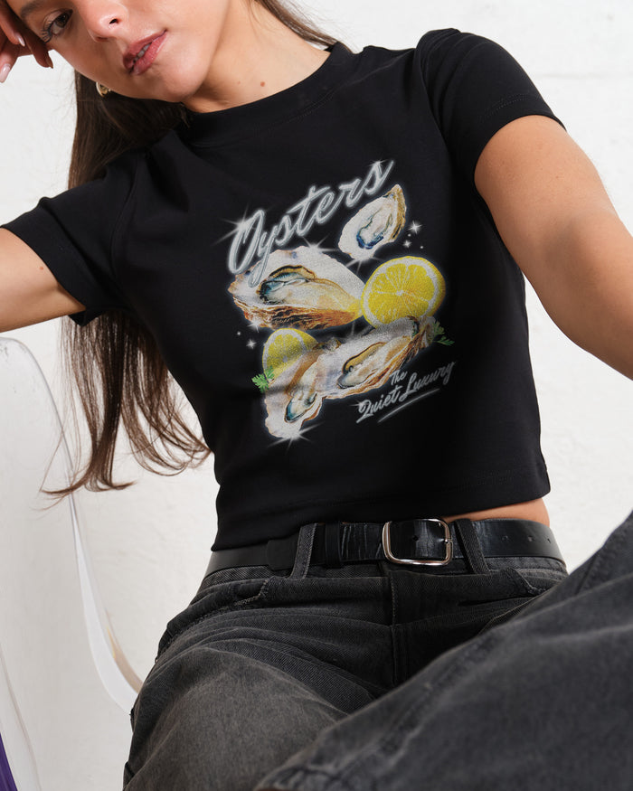 Oysters, The Quiet Luxury Baby Tee Online Australia
