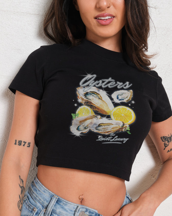 Oysters, The Quiet Luxury Baby Tee Online Australia