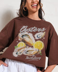 Oysters, The Quiet Luxury Oversized Tee Online Australia