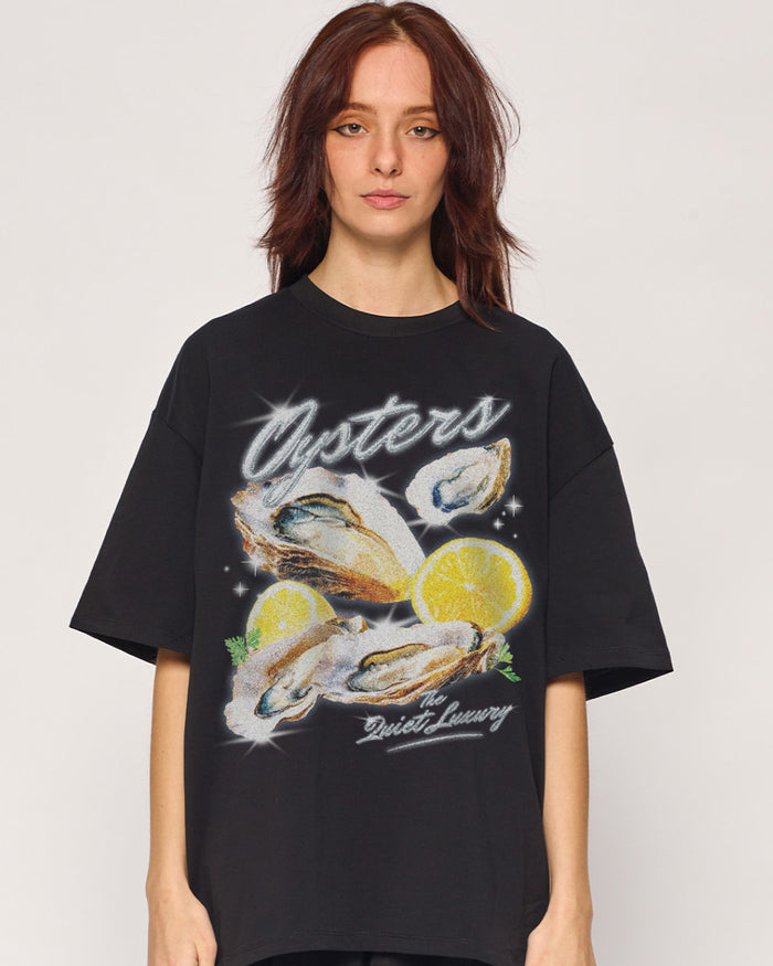 Oysters, The Quiet Luxury Oversized Tee