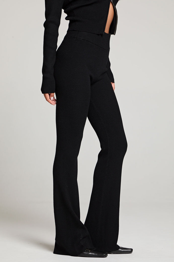 Partyy Licorice Black Flare Pant WOMENS chaserbrand
