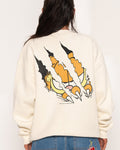 Peek a Boo Natural Sweatshirt