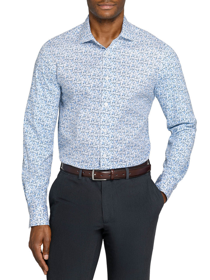 WHITE/BLUE / 15 / Slim