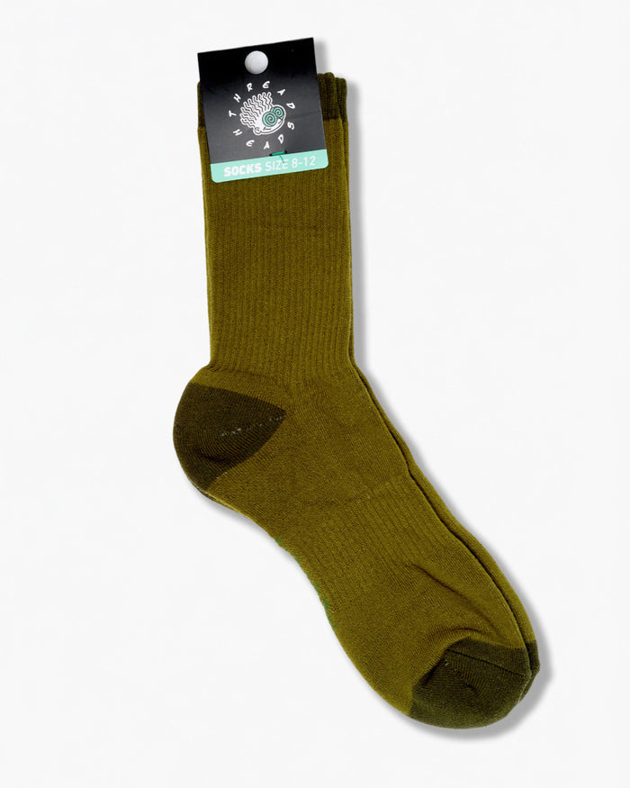 Plain Khaki Socks