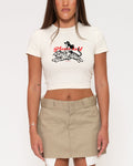 Please Hold Hell Cat Natural Baby Tee
