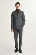 Pleated flannel pants