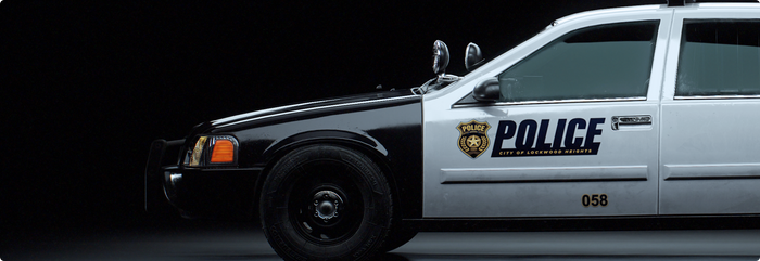 Police Cruiser 3D Model
