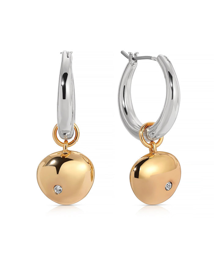 Rhodium and 18k Gold Plated / One Size