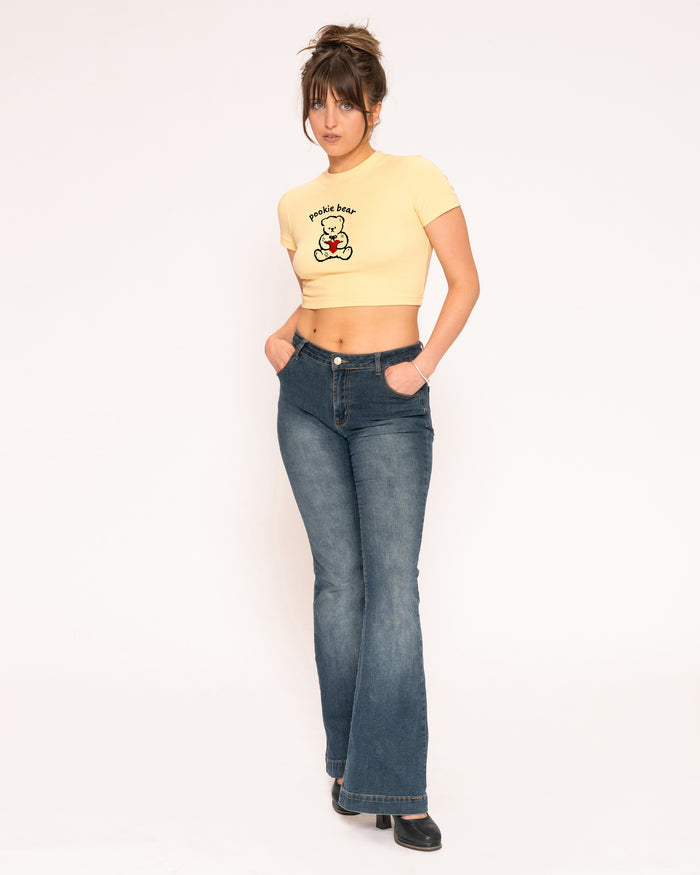 Pookie Bear Yellow Baby Tee