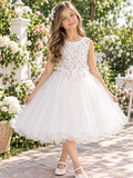 Prinsessenjurk met Bloemen & Glitterdetails