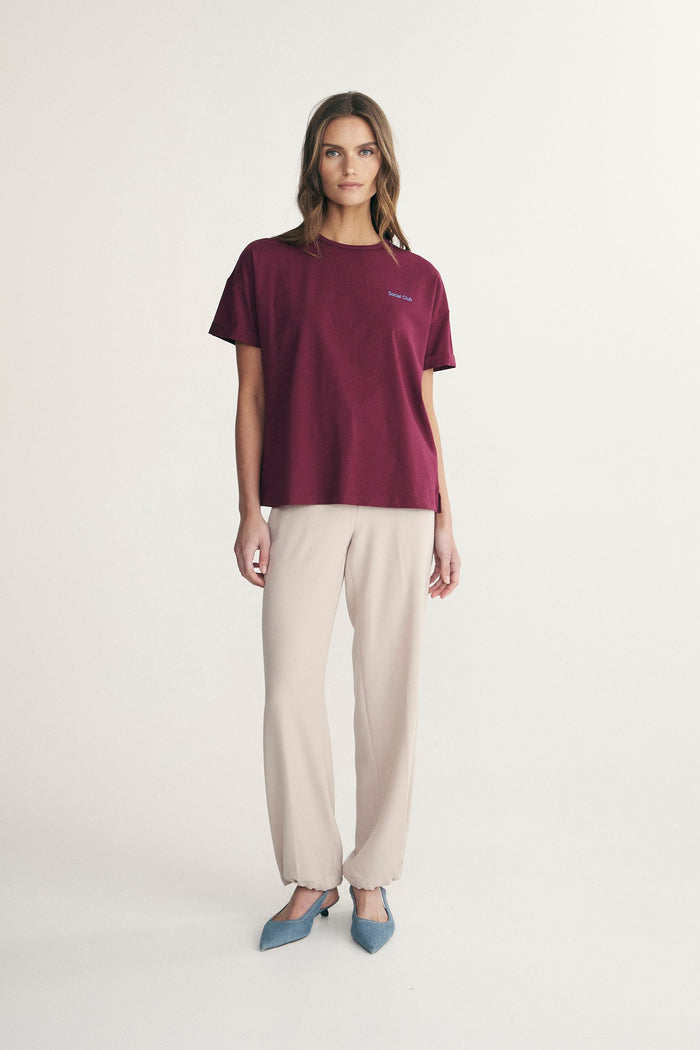 Printed boyfriend fit t-shirt