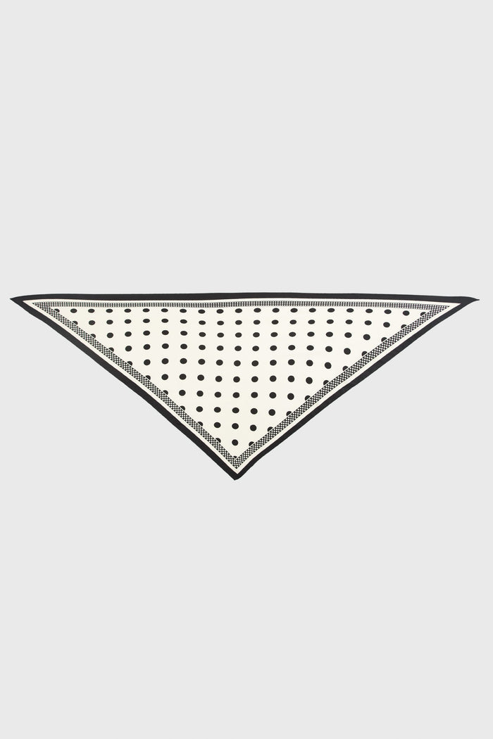 Printed dots scarf