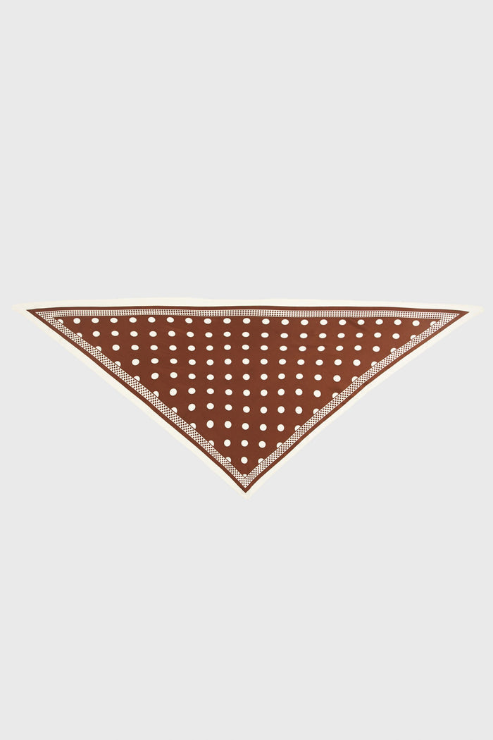 Printed dots scarf