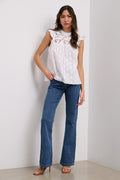 Push up high waist bootcut jea