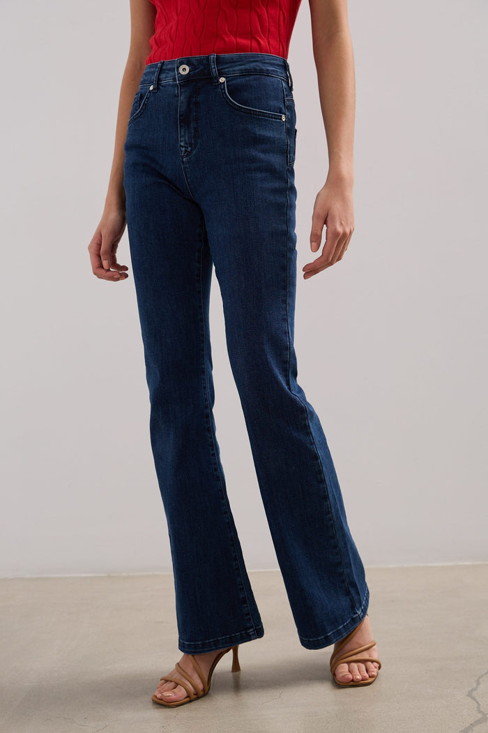 Push up high waist bootcut jea