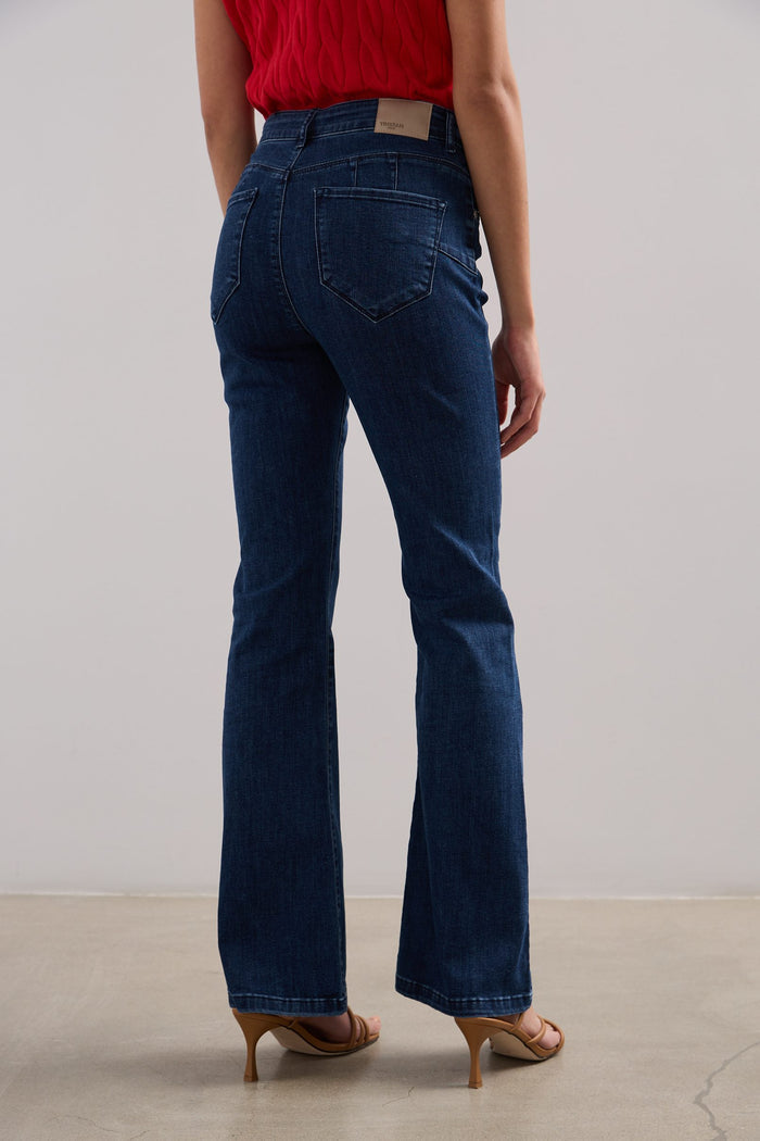 Push up high waist bootcut jea