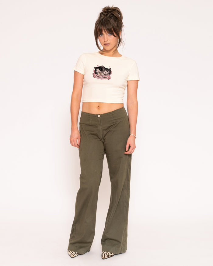 Pussy Power Natural Baby Tee