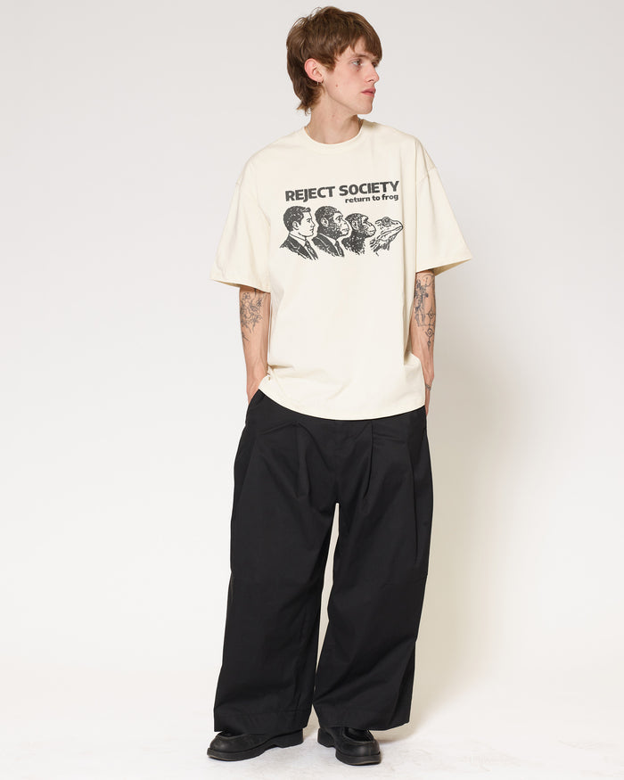 Reject Society Natural Oversized Tee