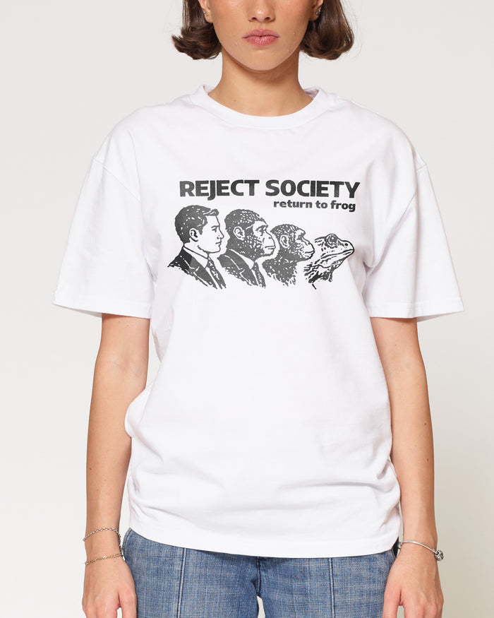 Reject Society White T-Shirt