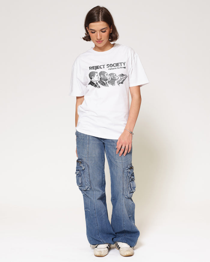 Reject Society White T-Shirt