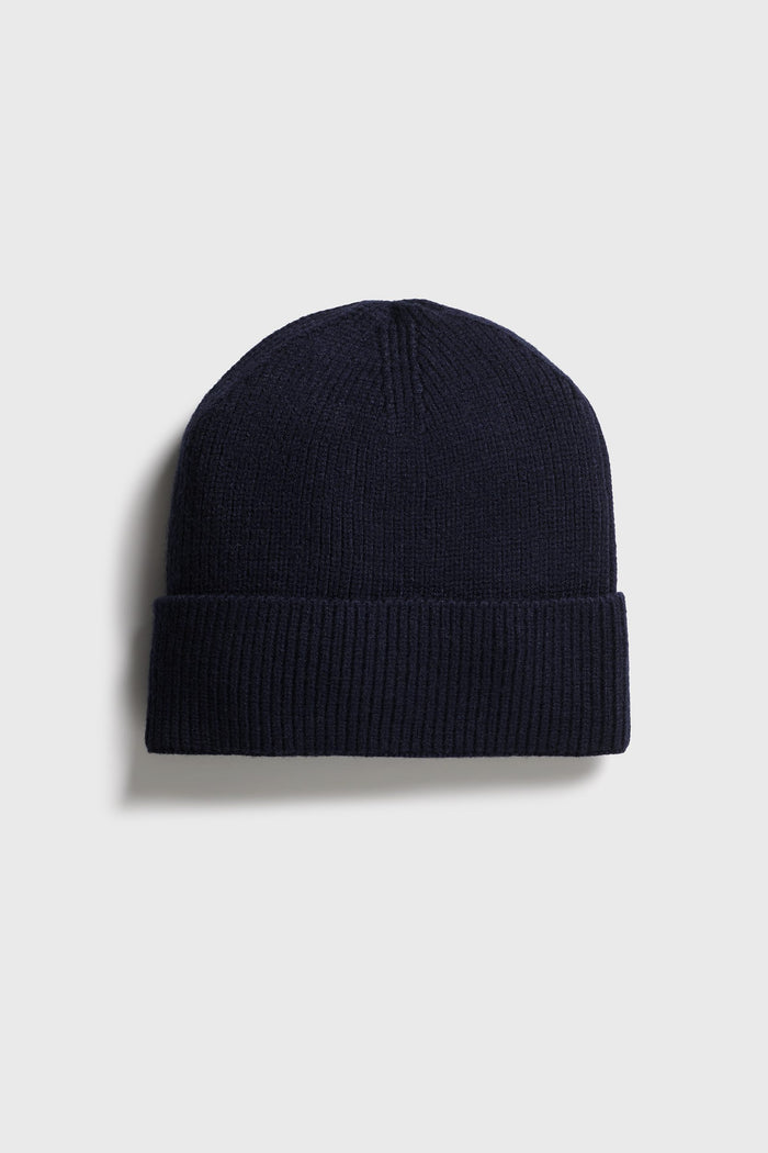 Rib beanie hat