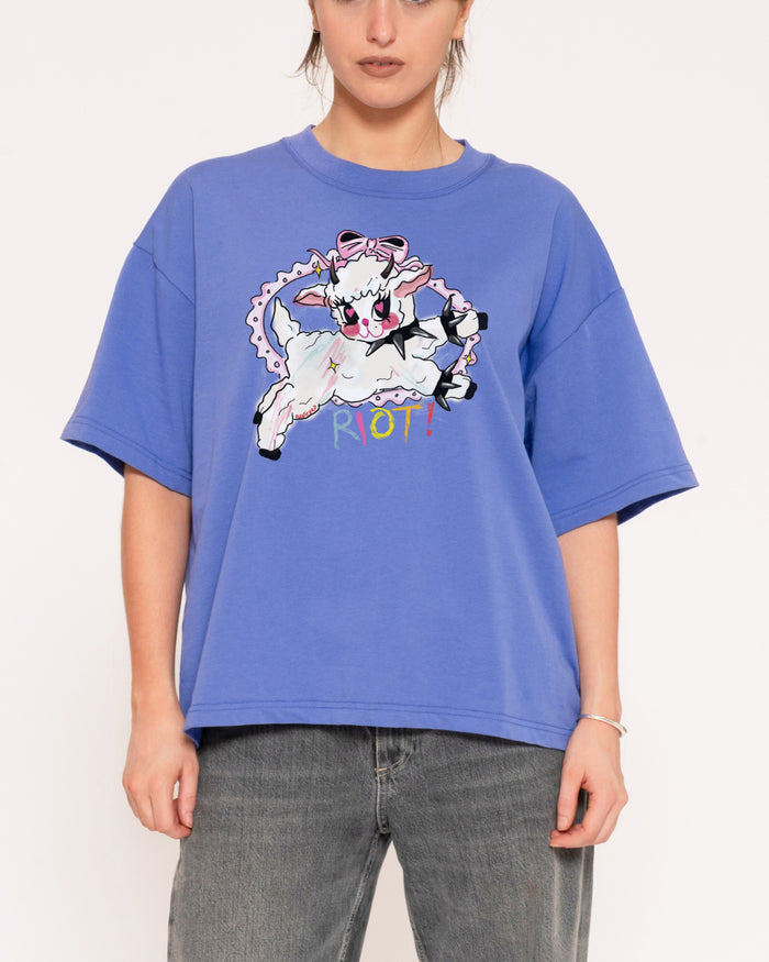 Riot Boxy Crop Tee