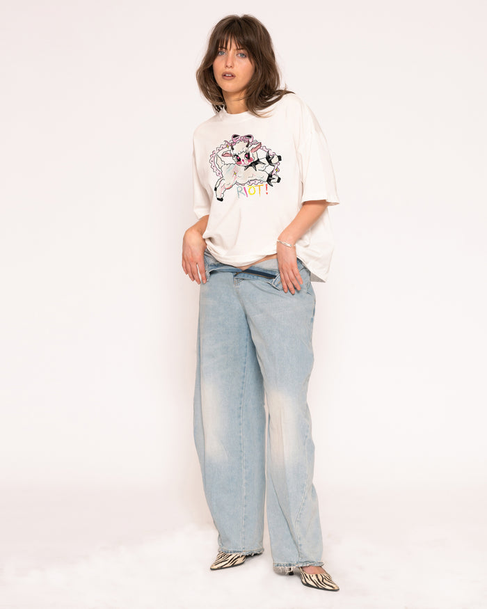 Riot Boxy Crop Tee