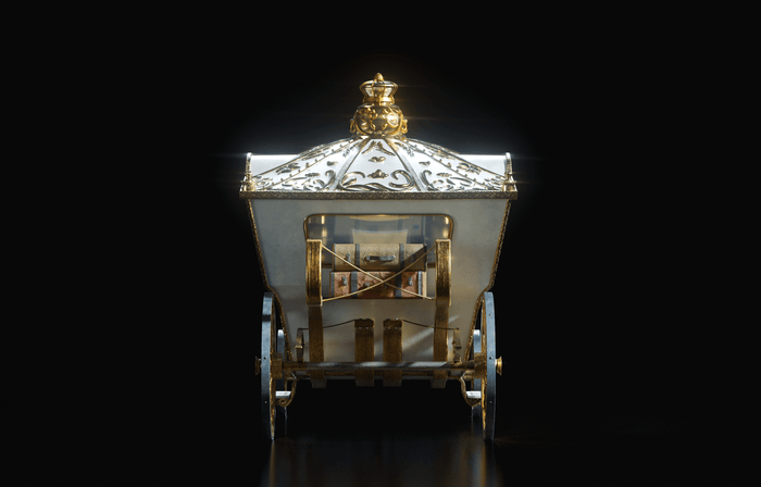 Royal Carriage 3D Model
