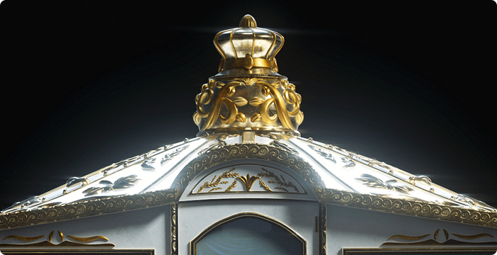 Royal Carriage 3D Model