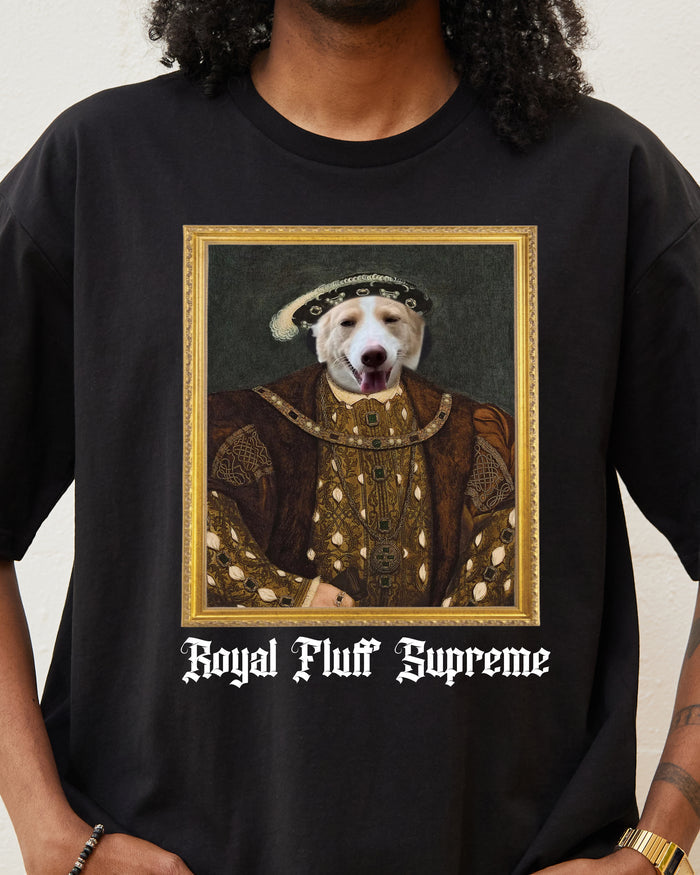 Custom royal pet portrait shirt — Threadheads