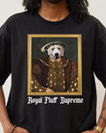 Custom royal pet portrait shirt — Threadheads