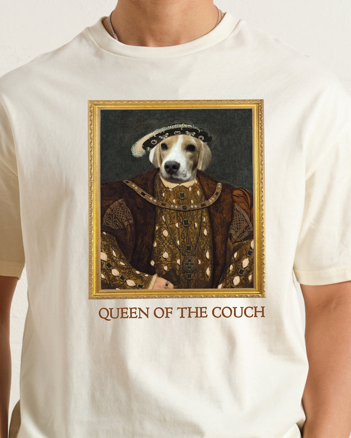 Custom royal pet portrait shirt — Threadheads