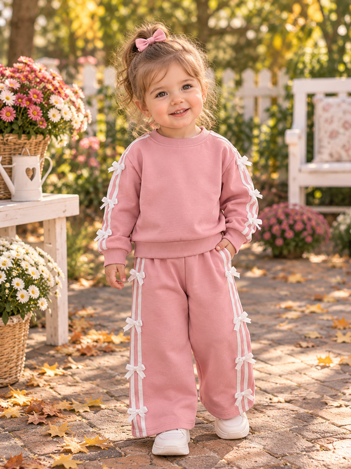Roze Favourites Set met Fijne Strikdetails