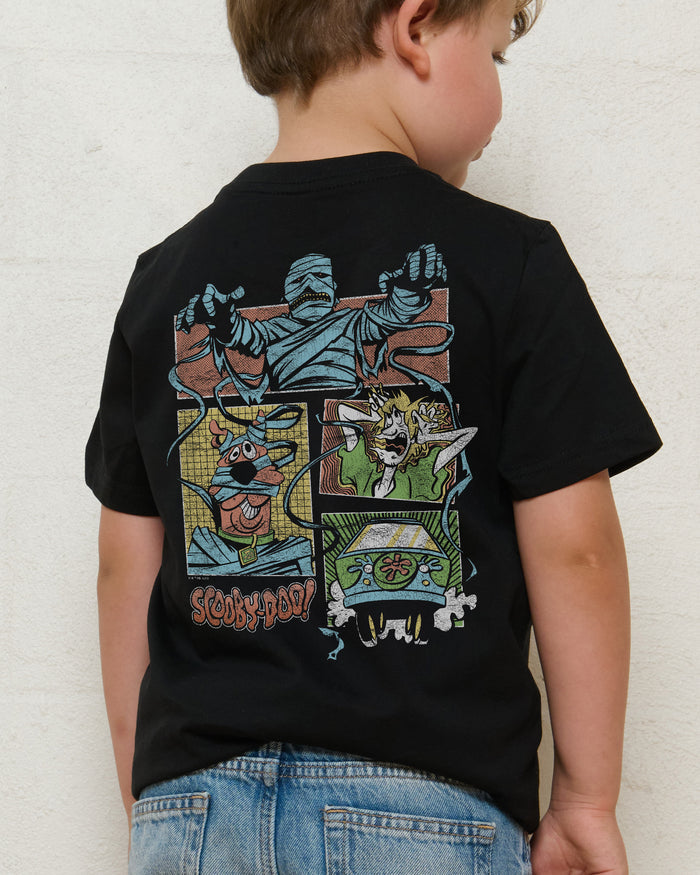 Ruh-Roh Black Kids T-Shirt