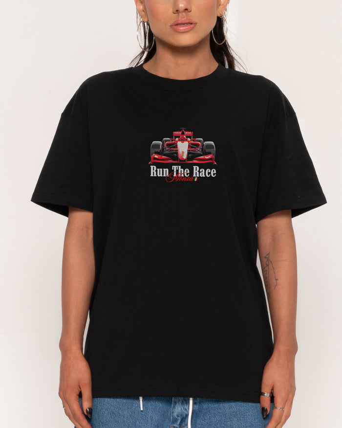 Run the Race Black T-Shirt