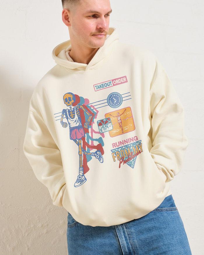 Running From My Problems Hoodie Australia Online Natural