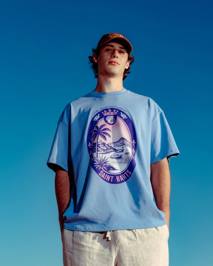 Saint Barts Scene Oversized Tee Online Australia
