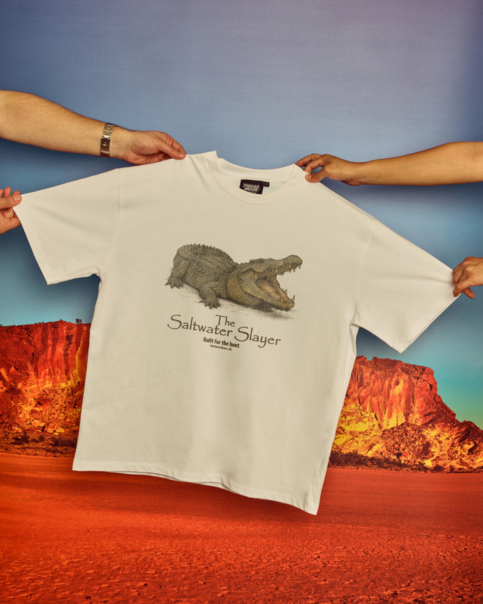 Saltwater Slayer Oversized Tee Online Australia