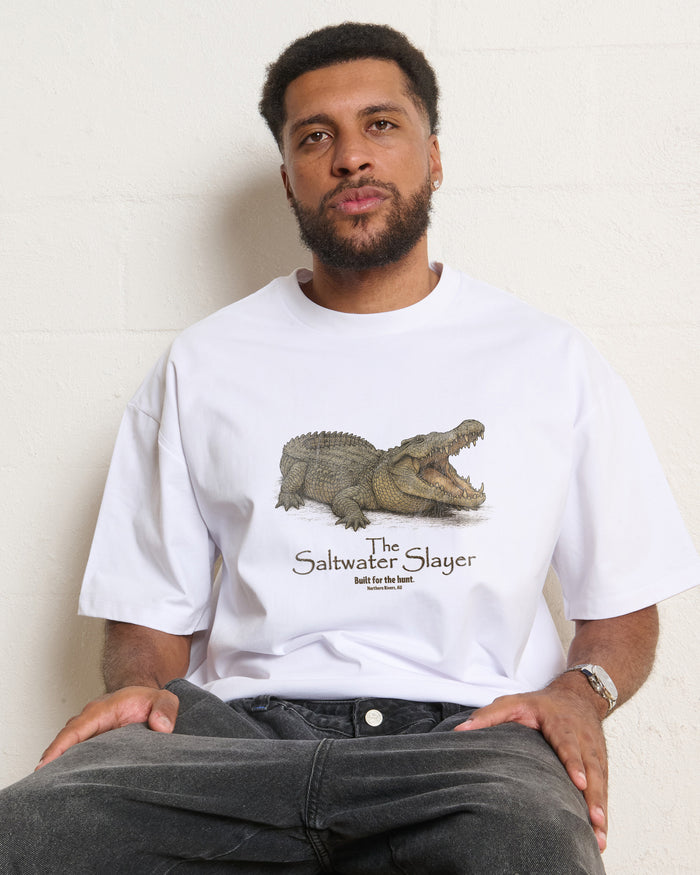 Saltwater Slayer Oversized Tee Online Australia