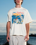 Santorini Sunset Oversized Tee Online Australia