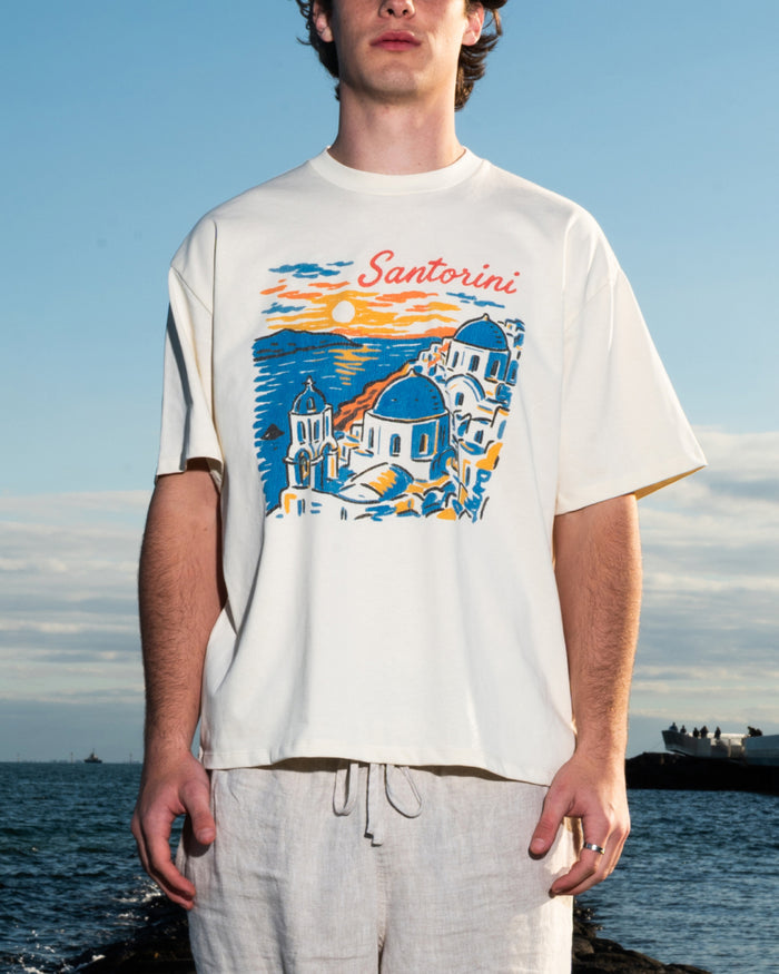 Santorini Sunset Oversized Tee Online Australia