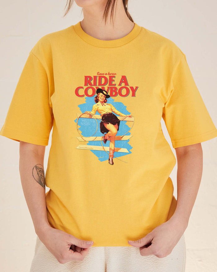 Save a Horse, Ride a Cowboy T-Shirt Australia Online
