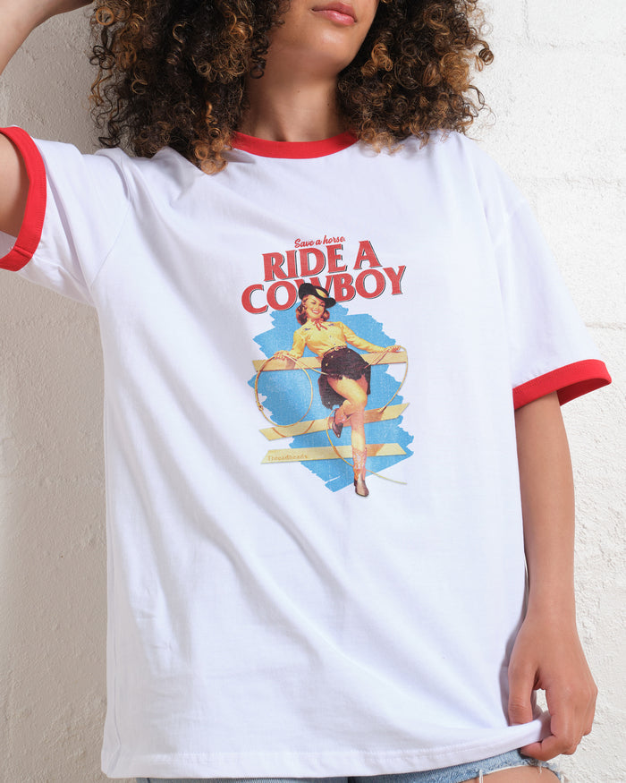 Save a Horse, Ride a Cowboy T-Shirt Australia Online