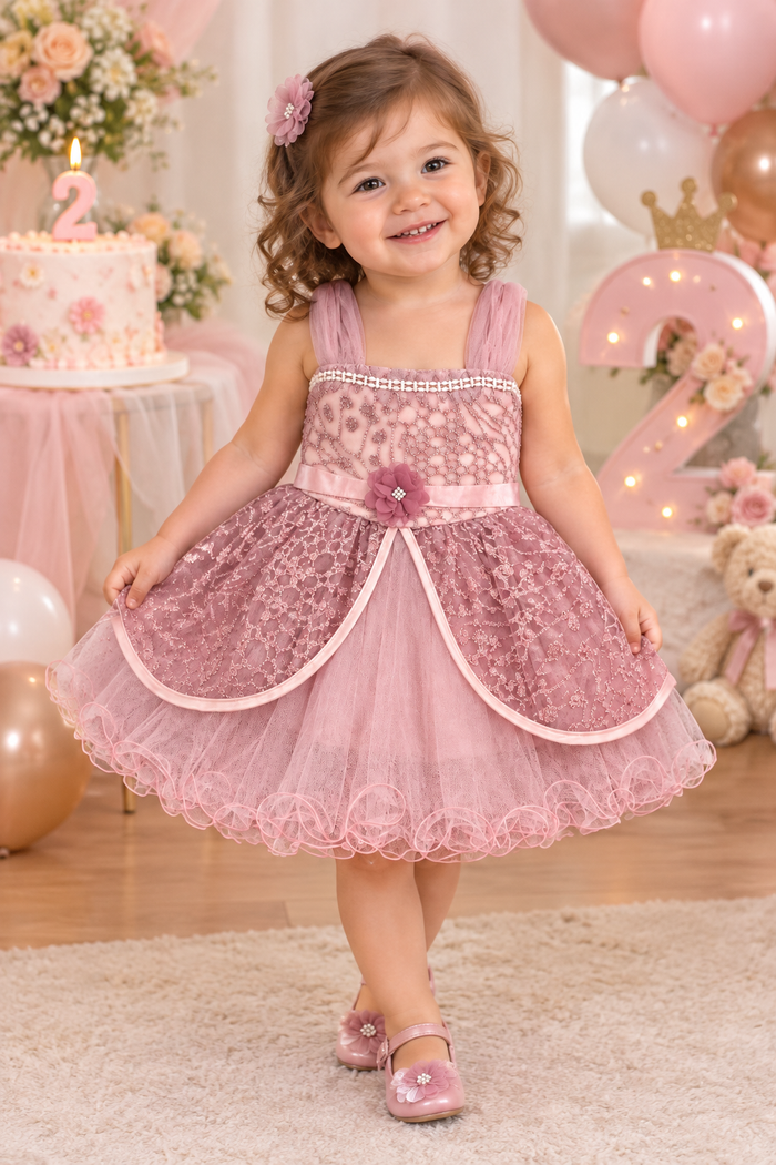 Schattige feestjurk voor meisjes - uitverkoop!