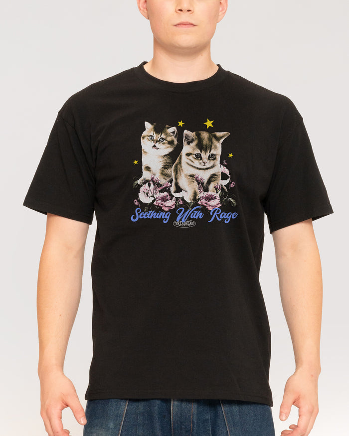 Seething With Rage Black T-Shirt