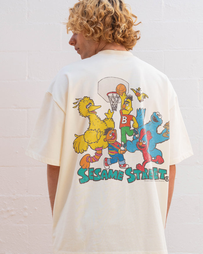 Sesame Street Hoops Oversized Tee Online Australia
