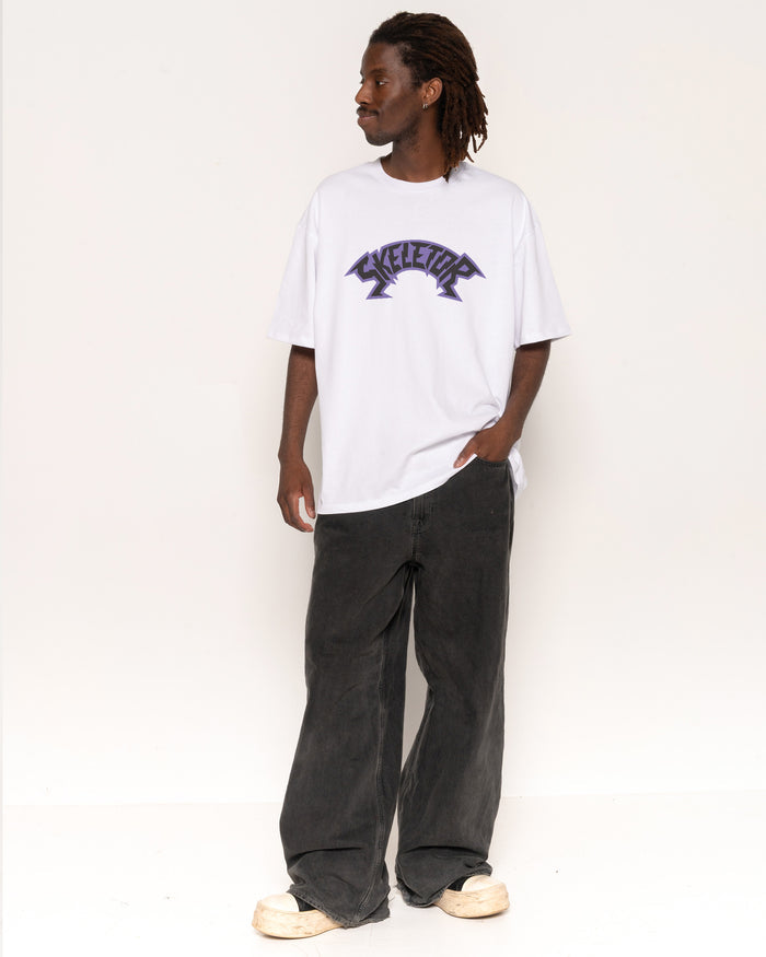 Skeletor Threadheads White Oversized Tee
