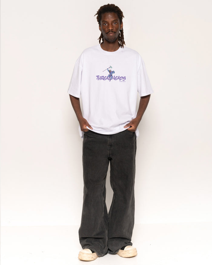 Skeletor Threadheads White Oversized Tee